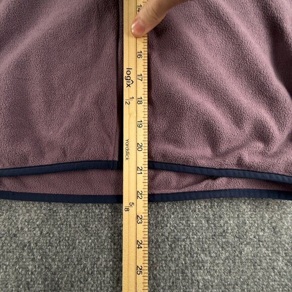 Patagonia Fleece Jacket Girls 2XL Hoodie Jacket Full Zip Snap Pocket Purple Soft - Picture 5 of 12